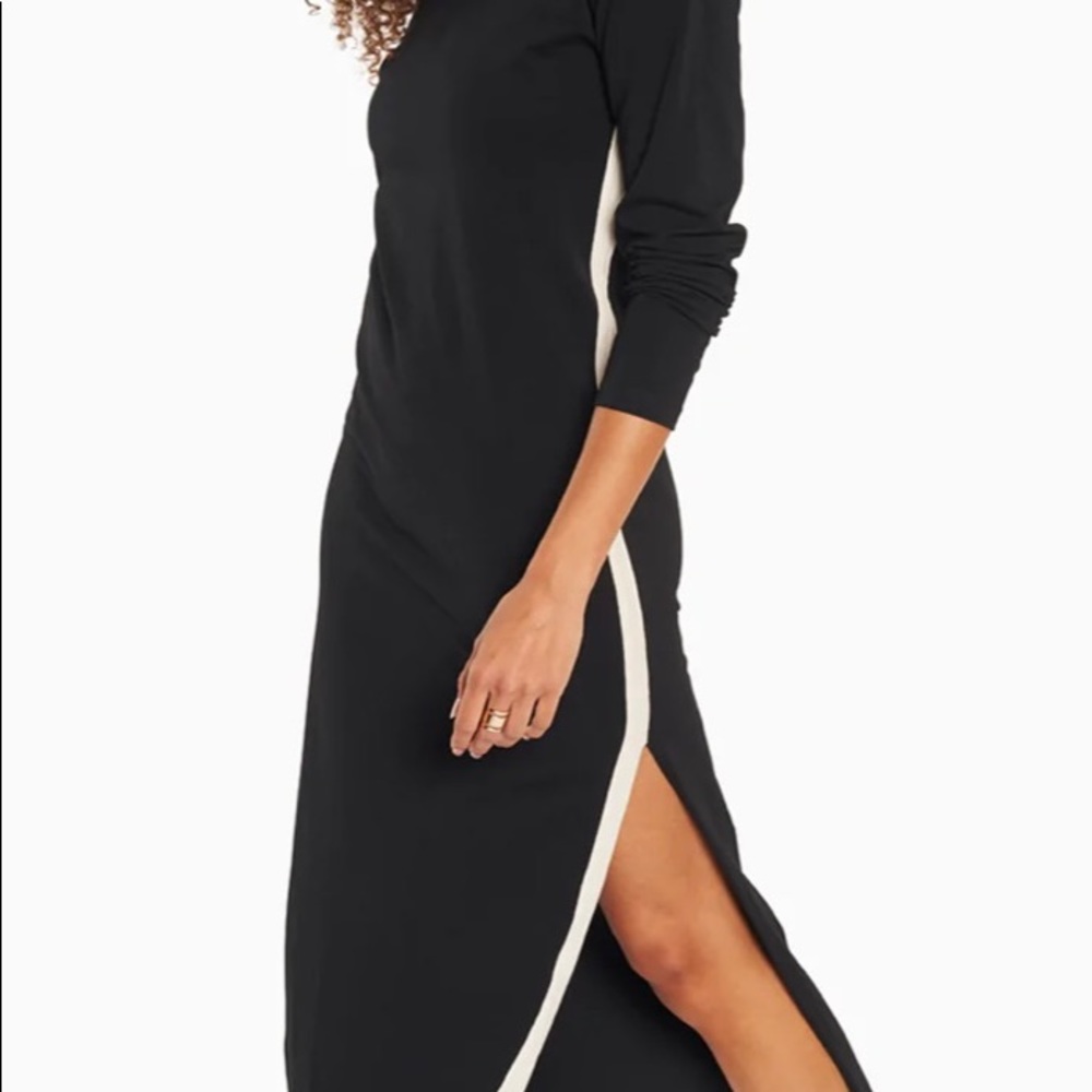 NWOT (Yes And) Dress too long for me with side slits - Picture 2 of 10